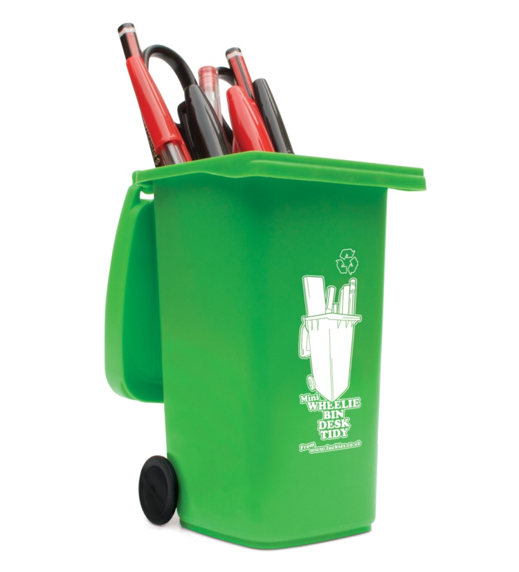 垃圾桶收纳笔筒/Wheelie Bin