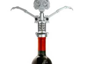 Kikkerland 骷髅开瓶器/Day of the Dead Corkscrew