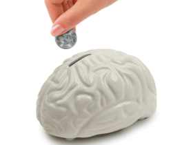 Kikkerland 大脑零钱罐/Brain Bank 创意脑干大脑存钱罐