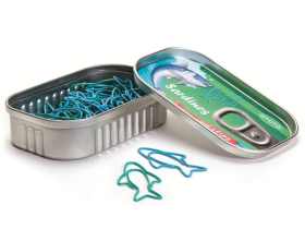 Ototo Design 沙丁鱼曲别针/趣味曲别针 Sardine Paper Clips 创意办公文具
